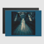 Halloween - Spuk Bridge 1 Magnetkarte (Vorne/Hinten)