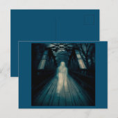 Halloween - Spuk Bridge 1 Postkarte (Vorne/Hinten)