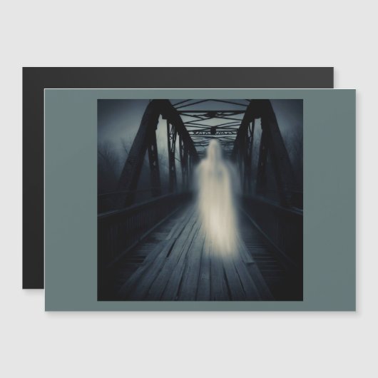 Halloween - Spuk Bridge 3 Magnetkarte (Vorne/Hinten)