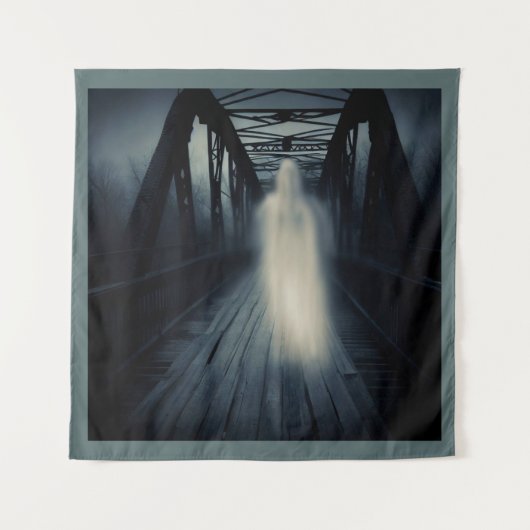 Halloween - Spuk Bridge 3 Wandteppich (Vorderseite)