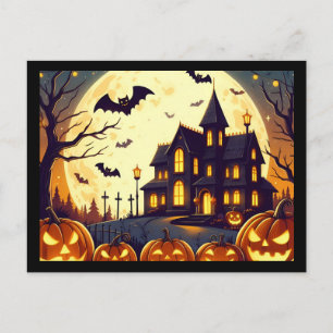 Halloween-Spuk Feiertagspostkarte
