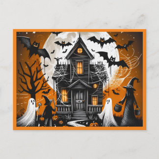 Halloween-Spuk Feiertagspostkarte