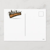 Halloween-Spuk Feiertagspostkarte (Rückseite)