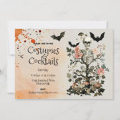 Halloween Spuk Forest Costume Party Einladung (Vorderseite)