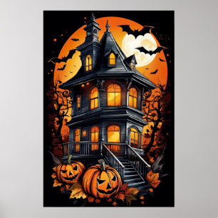 Halloween-Spuk Freude Poster