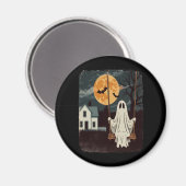Halloween Spuk Ghost Swing Magnet (Vorderseite/Rückseite)