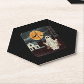 Halloween Spuk Ghost Swing Untersetzer (angewinkelt)