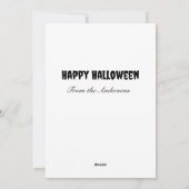 Halloween Spuk Graveyard Ghost Feiertagskarte (Rückseite)