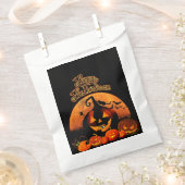 Halloween, Spuk Haus, Orange Moon Leckerei Bags Geschenktütchen (Ausgeschnitten)