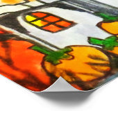 HALLOWEEN SPUK HAUS POSTER (Ecke)