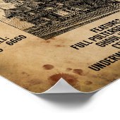 Halloween Spuk Haus zum Verkauf Poster (Ecke)