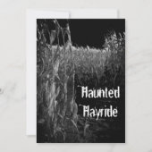 Halloween Spuk Hayride Einladung (Vorderseite)