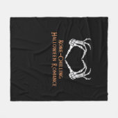 Halloween Spuk Heart Skeletal Knochen Chilling Cla Fleecedecke (Vorderseite (Horizontal))