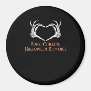 Halloween Spuk Heart Skeletal Knochen Chilling Cla Magnet