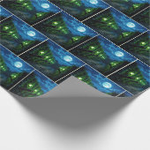 Halloween Spuk Hedge Geschenkpapier (Ecke)