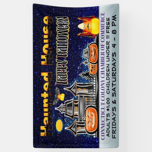 Halloween Spuk House Banner (Vertikal)