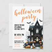 Halloween Spuk House Costume Party Einladung (Vorderseite)