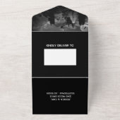 Halloween Spuk House Couple Mittwoch Oktober All In One Einladung (Außenbereich)