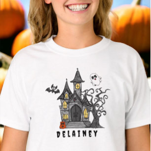 Halloween Spuk House Custom Spooky Niedlich T-Shirt