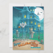 Halloween Spuk House Einladungen (Vorderseite)