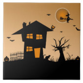 Halloween Spuk House Fliese (Vorderseite)