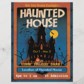 Halloween Spuk House Flyer (Vorne)