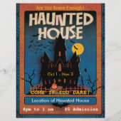 Halloween Spuk House Flyer (Hinten)