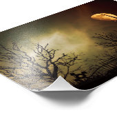 Halloween Spuk House Fotodruck (Ecke)