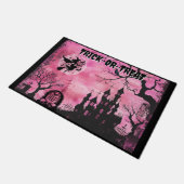 Halloween Spuk House Fußmatte (Schrägansicht)