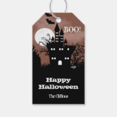 Halloween Spuk House Gefallen Tags Geschenkanhänger (Vorderseite)