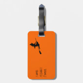 Halloween Spuk House Gepäckmarke Gepäckanhänger (Rückseite vertikal)