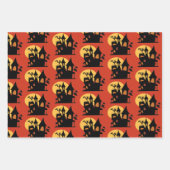 Halloween Spuk House Geschenkpapier Set (Vorderseite 2)