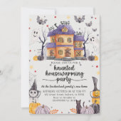 Halloween Spuk House Housewarming Party Einladung (Vorderseite)