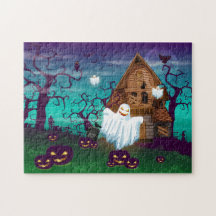 Halloween Spuk House Jigsaw Puzzle