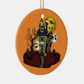 Halloween Spuk House Keramik Ornament (Rechts)