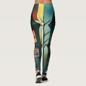 Halloween Spuk House Leggings (Rückseite)