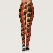 Halloween Spuk House Leggings Spooky Party Wear (Rückseite)