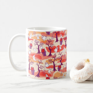Halloween Spuk House Orange Tassen Cup