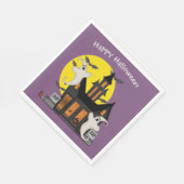 Halloween Spuk House Paper Napkin Serviette (Ecke)