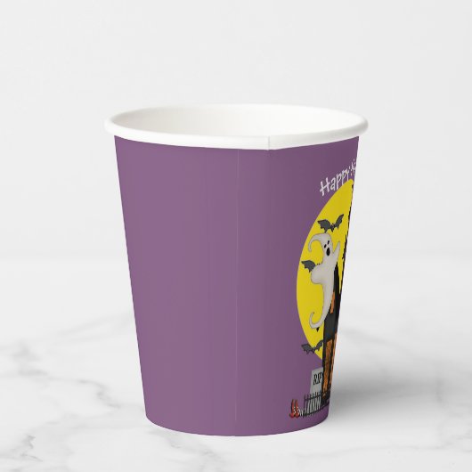 Halloween Spuk House Pappbecher (Rechts)