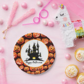 Halloween Spuk House Pappteller (Party)