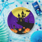 Halloween Spuk House Pappteller (Party)