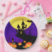 Halloween Spuk House Pappteller (Party)