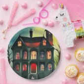 Halloween Spuk House Pappteller (Party)