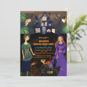 HALLOWEEN SPUK HOUSE PARTY EINLADUNG (Stehend Vorderseite)