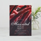 Halloween Spuk House Party Einladung (Stehend Vorderseite)