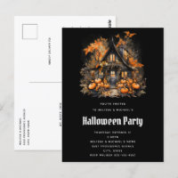 Halloween Spuk House Party Einladung