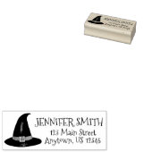Halloween Spuk House Pointy Hexenhut-Hutadresse Gummistempel (Stempel)