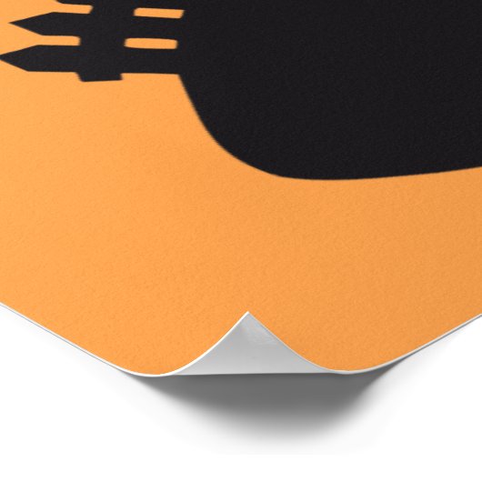 Halloween Spuk House Poster (Ecke)