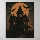 Halloween Spuk House Poster (Vorne)